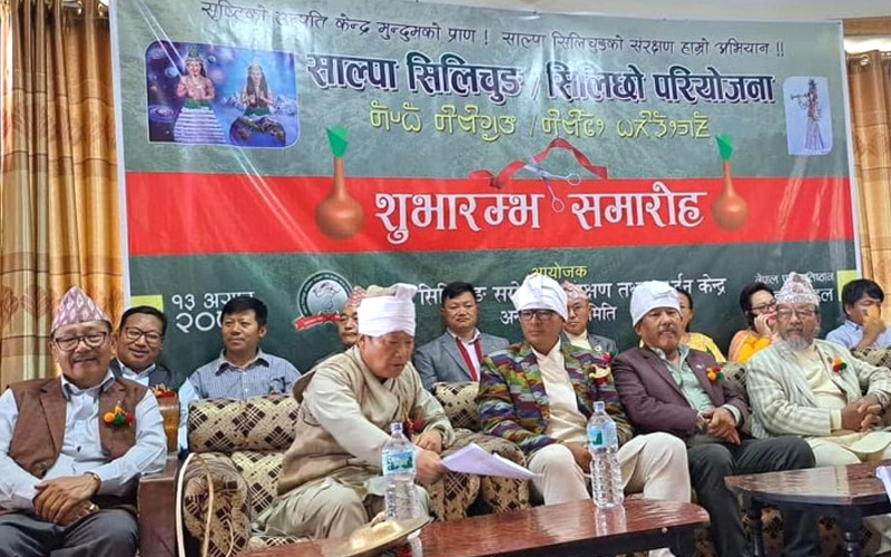 किराती तीर्थस्थल साल्पा सिलिचुङमा सुम्निमा पारुहाङको प्रतिमा बन्दै